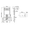 Комплект унитаза BelBagno Amanda BB051CHR+BB051SC с инсталляцией Berges Novum L3 040213
