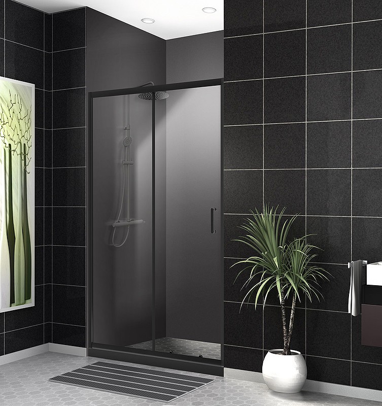 Душевая дверь BelBagno Uno 120 UNO-195-BF-1-120-C-NERO