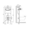 Инсталляция BelBagno BB001-120/BB014-SR-BIANCO