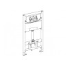 Инсталляция BelBagno BB001-120/BB014-SR-BIANCO