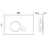 Инсталляция BelBagno BB001-120/BB014-SR-BIANCO