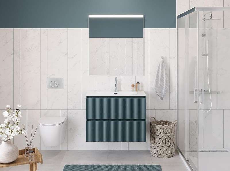 Тумба под раковину BelBagno Uno 80 UNO-800-2C-SO-AO подвесная