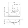 Раковина BelBagno 50 BB1923-500