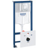 Комплект унитаза BelBagno Uno BB3105CHR/SC с инсталляцией Grohe Rapid SL 38775001