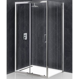 Душевой уголок BelBagno Uno 100х80 UNO-195-AH-1-100/80-C-Cr