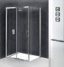 Душевой уголок BelBagno Uno 100х80 UNO-195-AH-1-100/80-C-Cr