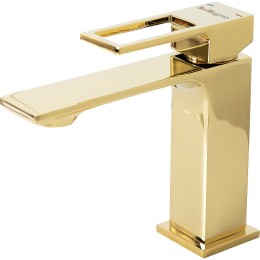 Смеситель для раковины BelBagno Luce LUC-LVM-ORO