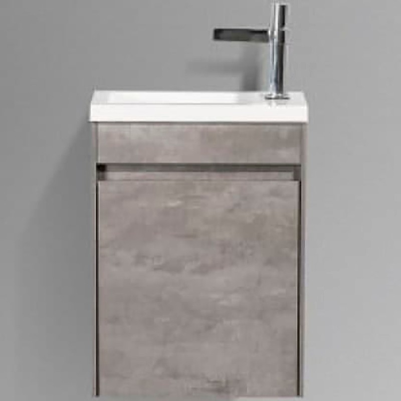 Тумба под раковину BelBagno Pietra Mini 46 L PIETRA MINI-460-1A-SO-SCM-L подвесная