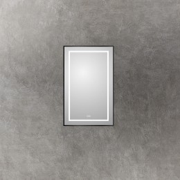 Зеркало BelBagno Kraft 50 SPC-KRAFT-500-800-LED-TCH-WARM-NERO с подсветкой