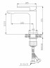 Смеситель для раковины BelBagno Luce LUC-LVM-NERO