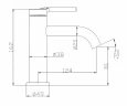 Смеситель для раковины BelBagno Etna ETN-LVM2-IN