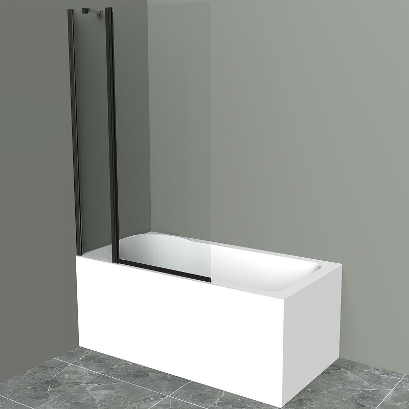 Шторка на ванну BelBagno Uno 100 UNO-V-11-100/150-C-NERO