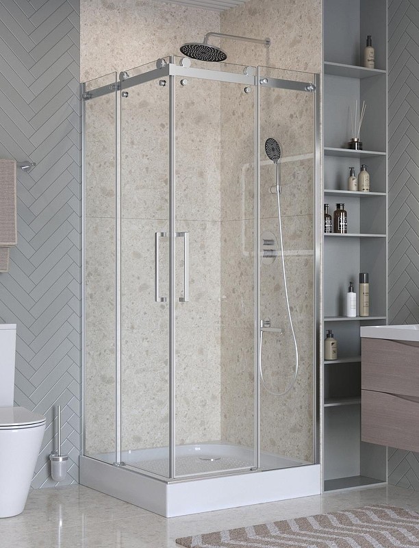 Душевой уголок BelBagno Marino 2 90x90 MARINO-2-A-2-90-C-CR