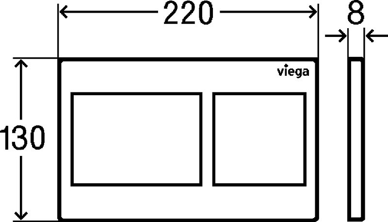 Комплект унитаза BelBagno Uno BB3105CHR/SC с инсталляцией Viega Prevista Dry 8524.14 792596