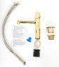Смеситель для раковины BelBagno Uno UNO-LVM-ORO