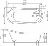 Акриловая ванна BelBagno 170x80 BB04