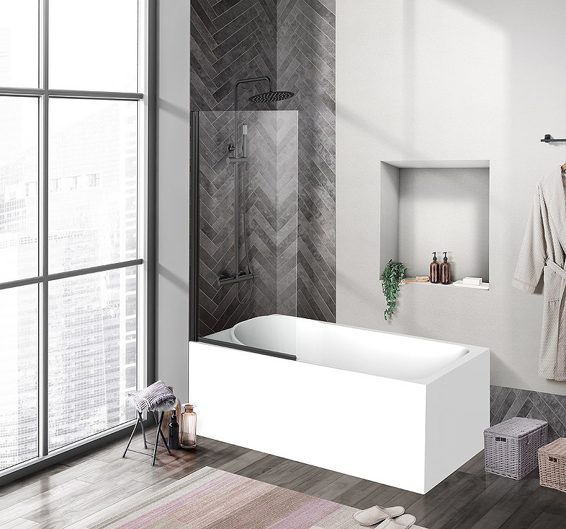 Шторка на ванну BelBagno Uno 90 UNO-V-1-90/150-C-NERO