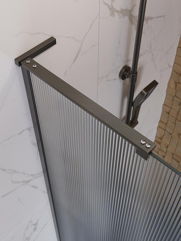 Душевая перегородка BelBagno Uno 100 UNO-L-1-TB-100-FL-GM