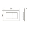 Комплект унитаза BelBagno Uno BB3105CHR/SC с инсталляцией Tece Base 9400413