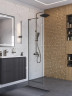 Душевая перегородка BelBagno Uno 60 UNO-L-1-TB-60-C-GM
