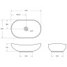 Раковина-чаша BelBagno 60 BB1404-H301