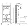 Инсталляция BelBagno BB002-80/BB014-SR-BIANCO
