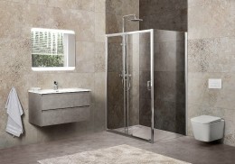Душевой уголок BelBagno Unique 115x90 UNIQUE-AH-1-100/115-90-C-Cr
