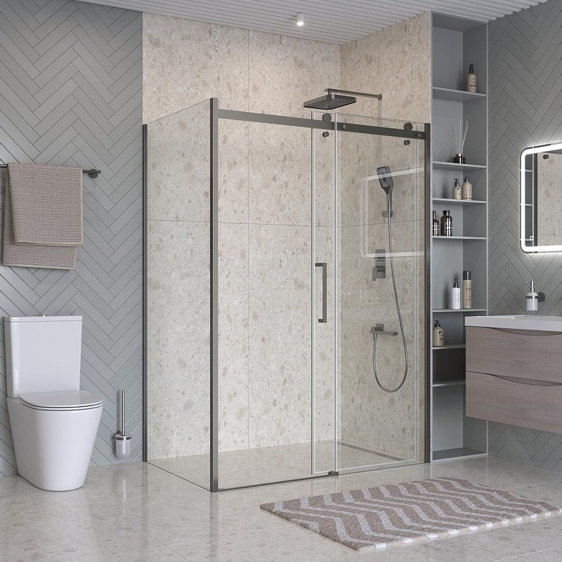 Душевой уголок BelBagno Marino 2 150x100 MARINO-2-AH-1-150/100-C-GM