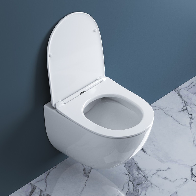 Комплект унитаза с инсталляцией BelBagno Amanda BB051CHR/BB051SC/BB002-80/BB005-PR-CHROME