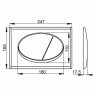 Комплект унитаза BelBagno Uno BB3105CHR/SC с инсталляцией Alcaplast Sadromodul AM101/1120-3:1 RU M71-0001