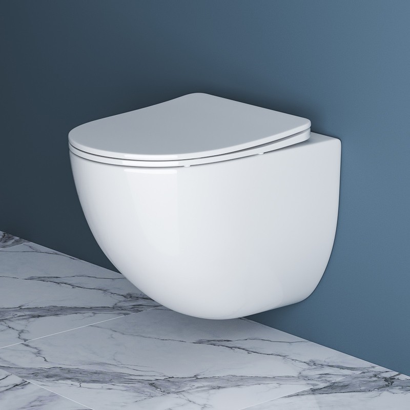 Комплект унитаза с инсталляцией BelBagno Amanda BB051CHR/BB051SC/BB002-80/BB014-SR-BIANCO