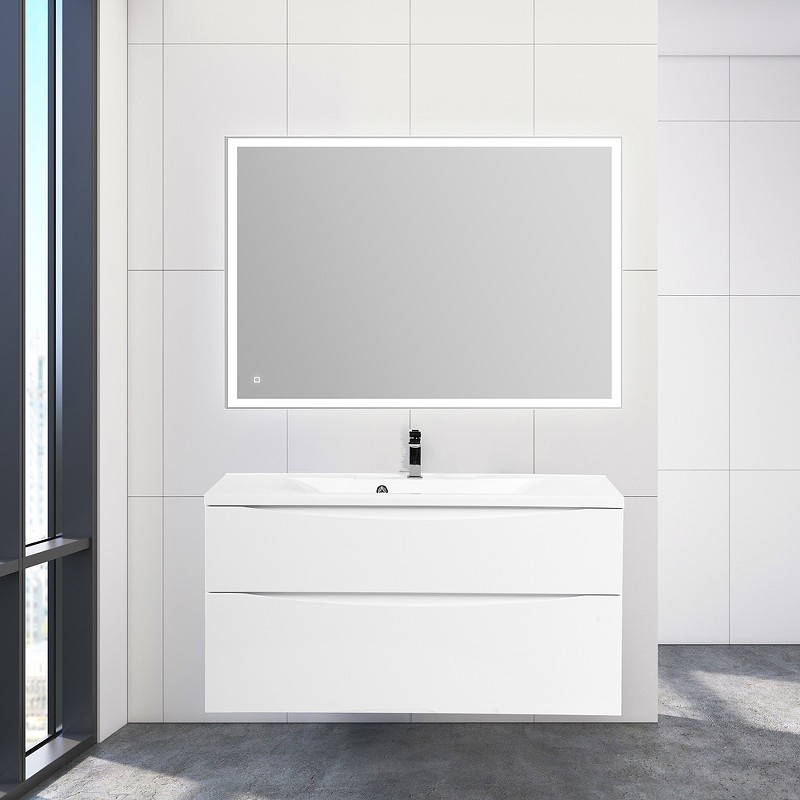 Тумба под раковину BelBagno Marino-H60 110 MARINO-H60-1100-2C-SO-BL-P подвесная