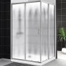 Душевой уголок BelBagno Uno 120х100 UNO-195-AH-2-120/100-CH-CR