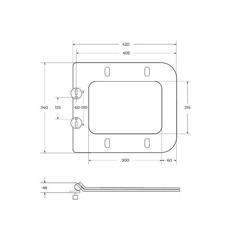 Комплект унитаза с инсталляцией BelBagno Due BB3103CHR/SC/BB002-80/BB018-GV-BIANCO