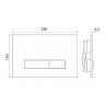 Комплект унитаза с инсталляцией BelBagno Due BB3103CHR/SC/BB002-80/BB018-GV-BIANCO