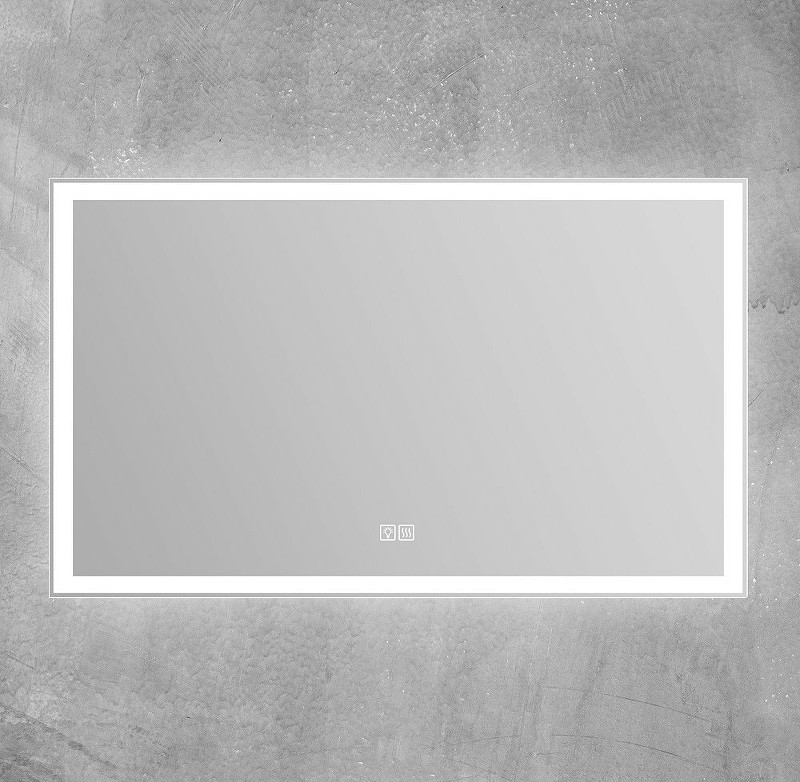 Зеркало BelBagno 100 SPC-GRT-1000-600-LED-TCH-WARM с подсветкой с подогревом