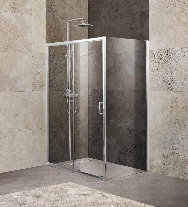 Душевой уголок BelBagno Unique 135х80 UNIQUE-AH-1-120/135-80-C-Cr