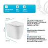 Унитаз BelBagno Marino BB105CBR приставной