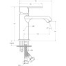 Смеситель для раковины BelBagno Aurora AURORA-LVM-CRM-W0