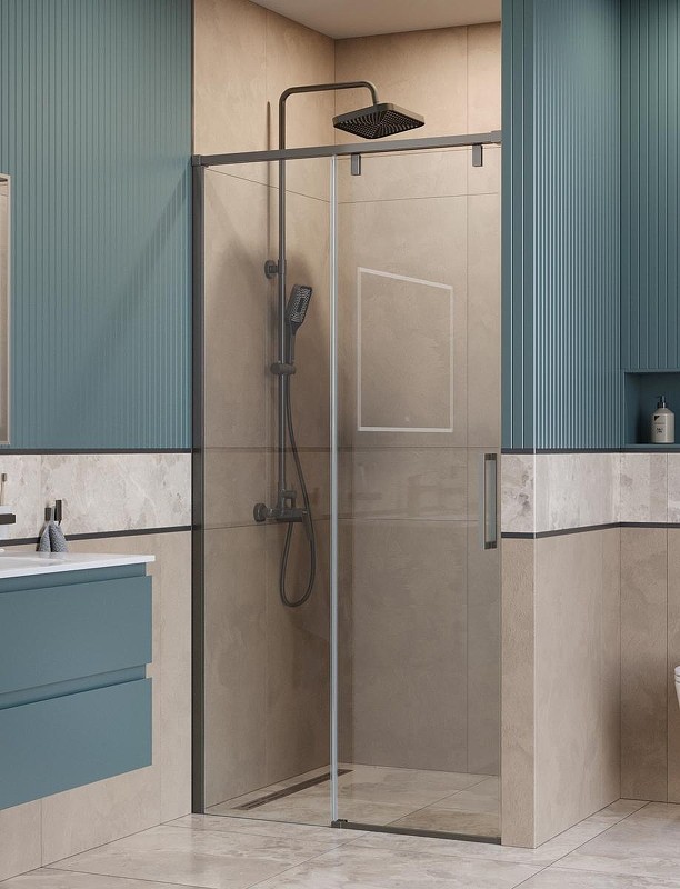 Душевая дверь BelBagno Soft Close-1 100 SOFT_CLOSE-1-BF-1-100-C-GM