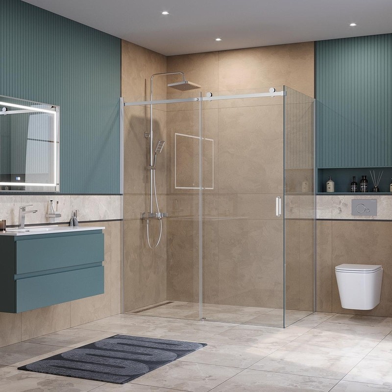 Душевой уголок BelBagno Soft Close-2 160x90 SOFT_CLOSE-2-AH-1-160/90-C-Cr