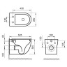 Комплект унитаза с инсталляцией BelBagno Onda BB066CHR/BB870SC/BB002-80/BB014-SR-BIANCO