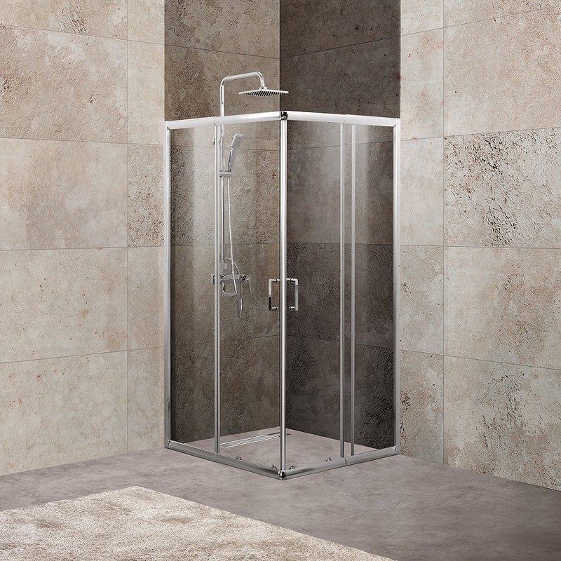 Душевой уголок BelBagno Unique 100х100 UNIQUE-A-2-85/100-C-Cr