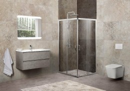 Душевой уголок BelBagno Unique 100х100 UNIQUE-A-2-85/100-C-Cr
