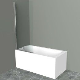 Шторка на ванну BelBagno UNO-V-1-70/150-C-Cr