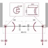 Душевая дверь BelBagno Uno 90 UNO-B-2-90-CH-Cr