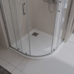 Душевой поддон из искусственного камня BelBagno Uno 90x90 TRAY-MR-UNO-R-90-550-35-W