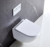 Комплект унитаза BelBagno Amanda BB051CHR+BB051SC с инсталляцией Tece Profil 9400412