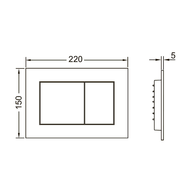 Комплект унитаза BelBagno Amanda BB051CHR+BB051SC с инсталляцией Tece Profil 9400412
