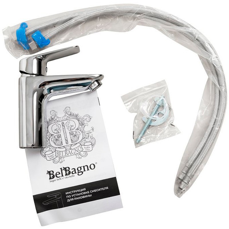Смеситель для раковины BelBagno Due DUE-LVM-CRM-W0